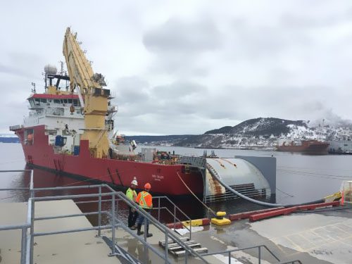 耐克森成功部署加拿大跨贝尔岛海峡海底电缆